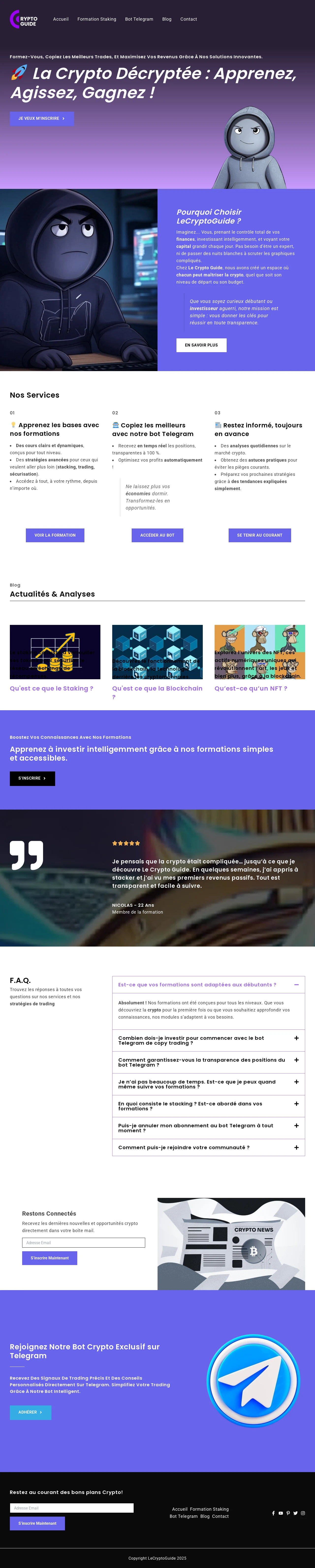 Aperçu de Crypto Guide