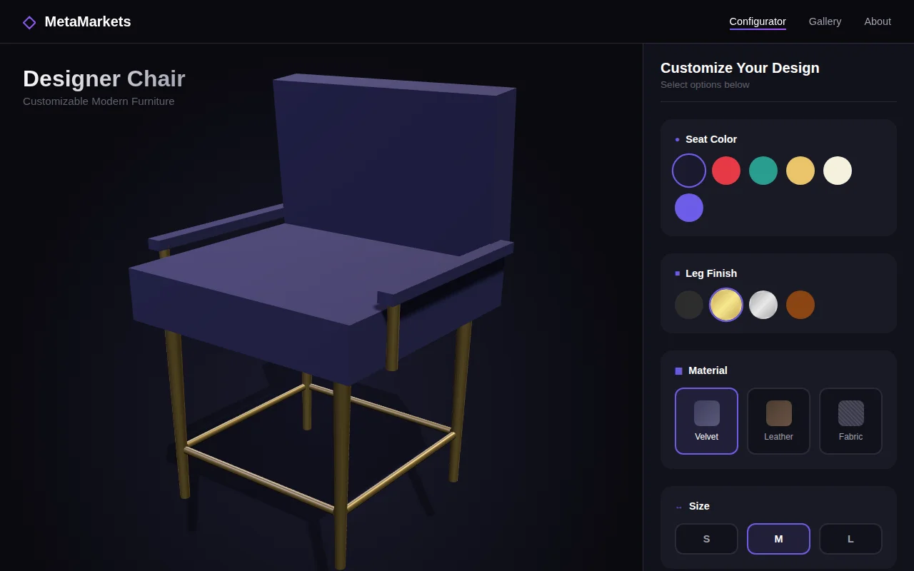 Démo configurateur produit